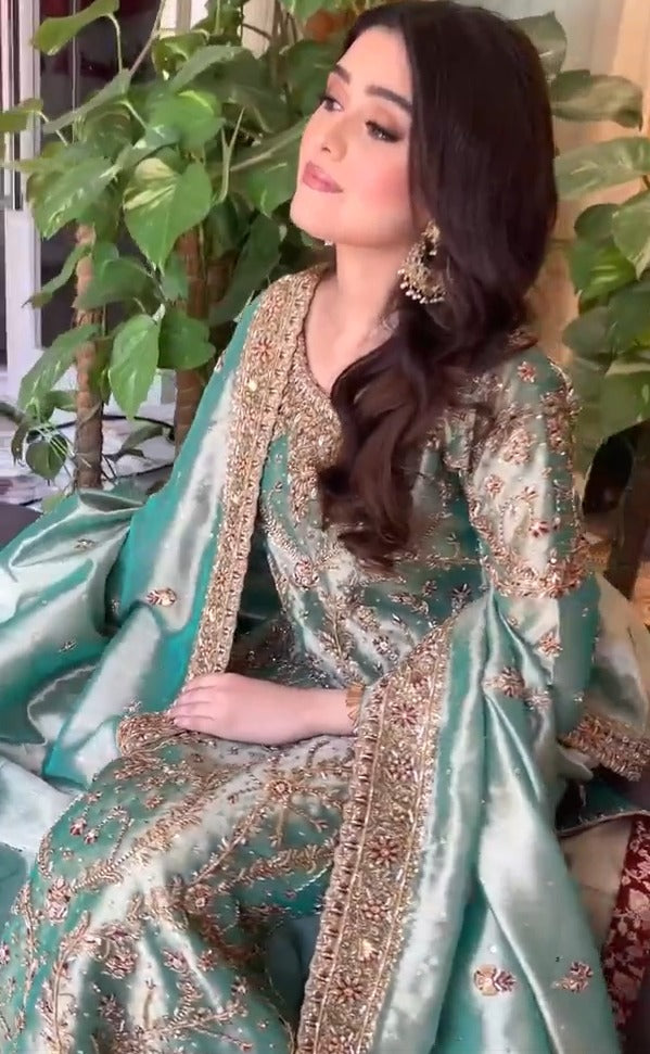 HARIS SHAKEEL CRYSTAL WEBS MYSORE LUXURY WEDDING FORMALS| TOP PAKISTANI DRESS BY SHAEBIZ